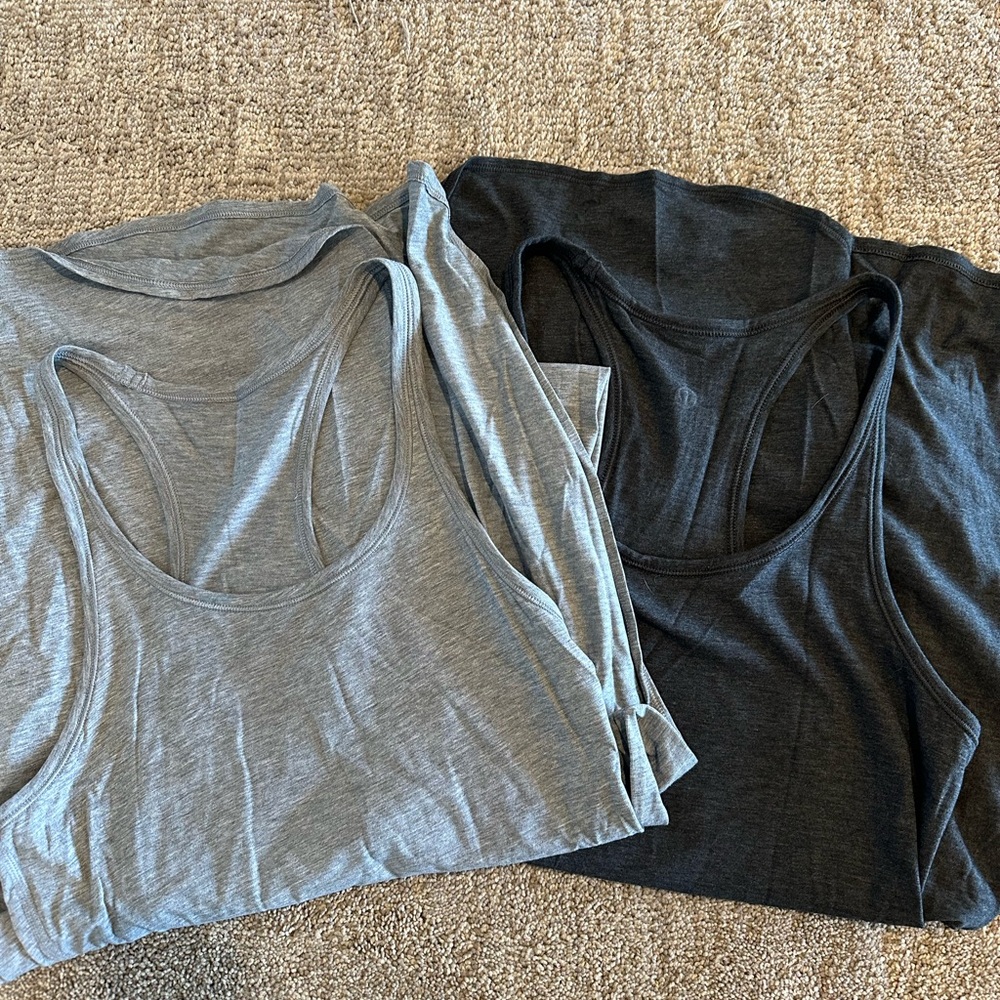 Light gray lululemon refresh maxi dress size 4